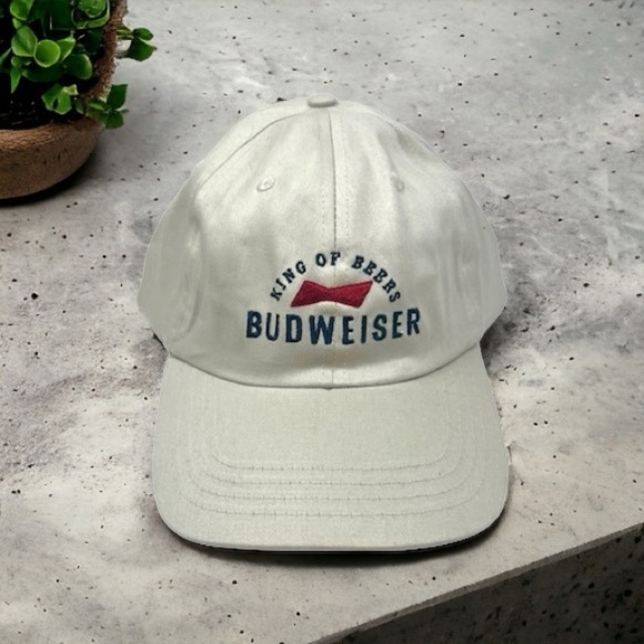 2006 Budweiser King of Beers Embroidered Promotional Spell Out Baseball Hat - Picture 1 of 7